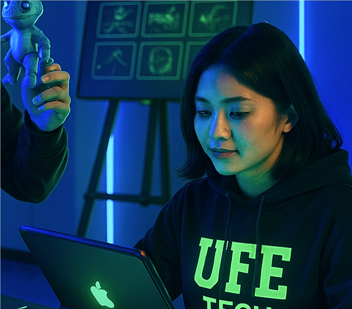 Programmer working on code
